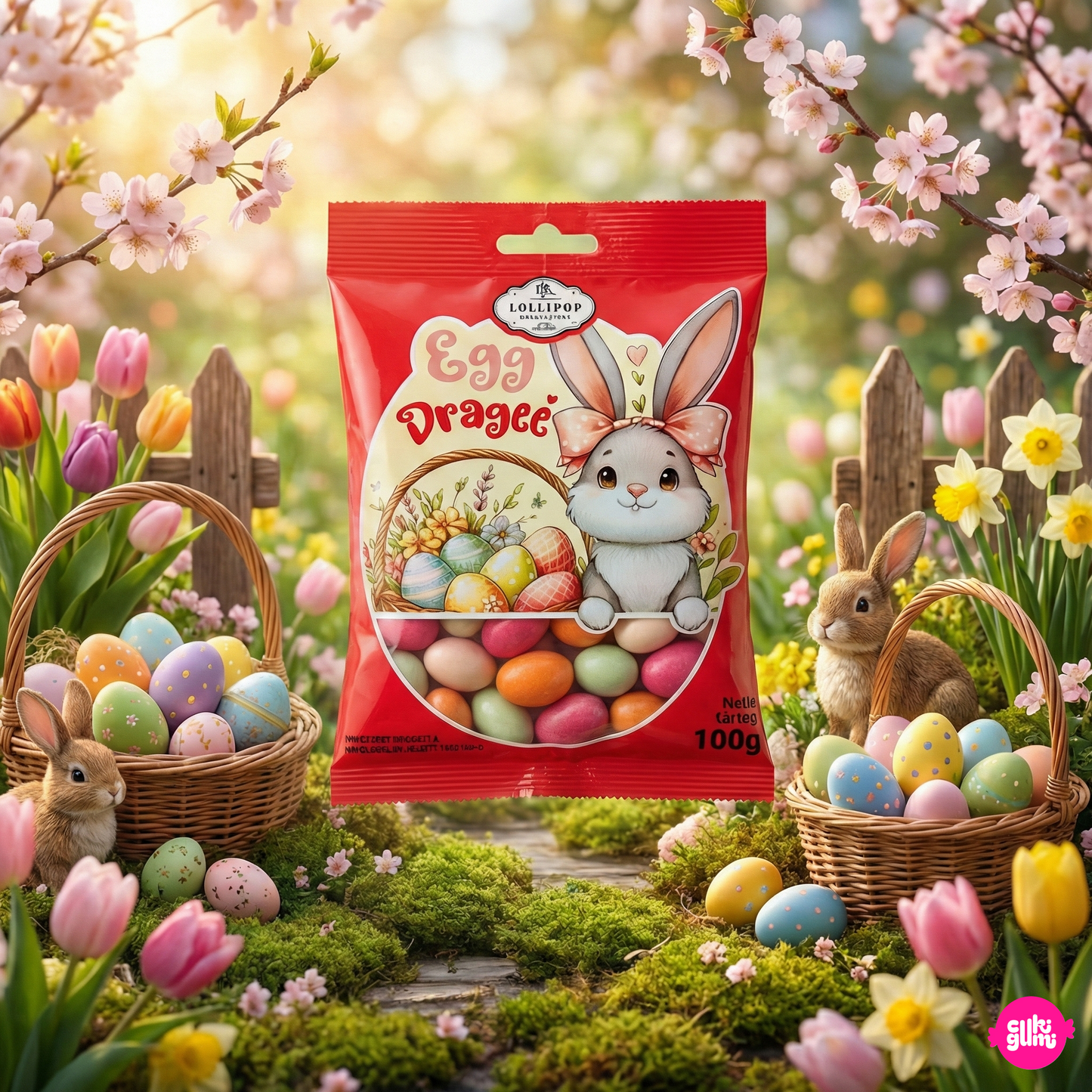 TLM Gyümölcsös Tojás Drazsé 100 g