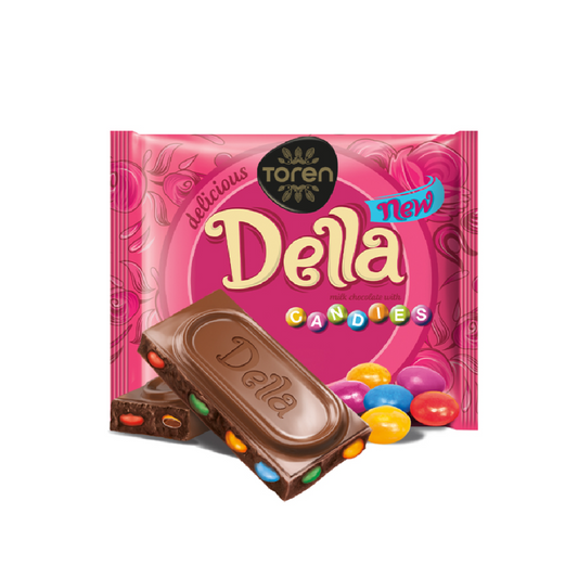 TÖREN DELLA drazsés tejcsoki szelet 52 gr