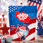Taffy Town Stars & Stripes gyümölcsös puha rágós cukorka mix 340 g – Stars & Stripes Salt Water Taffy