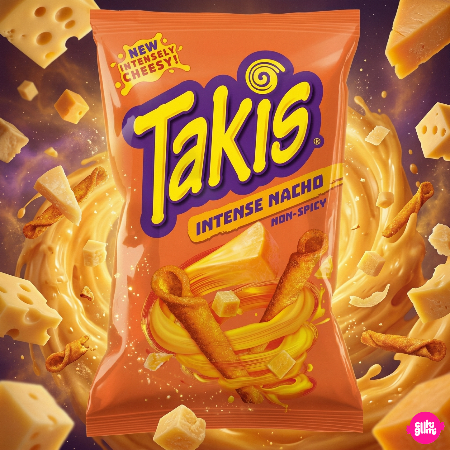 Takis Intense Nacho Cheese Tortilla Chips 100g
