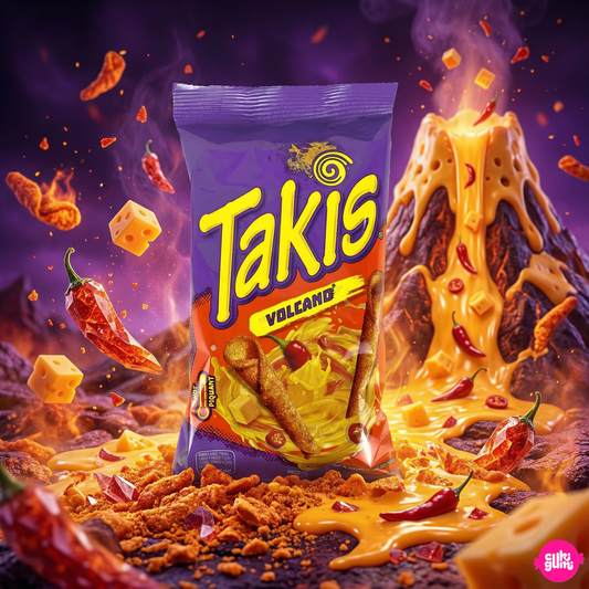 Takis Queso Vulcano Chips 100g