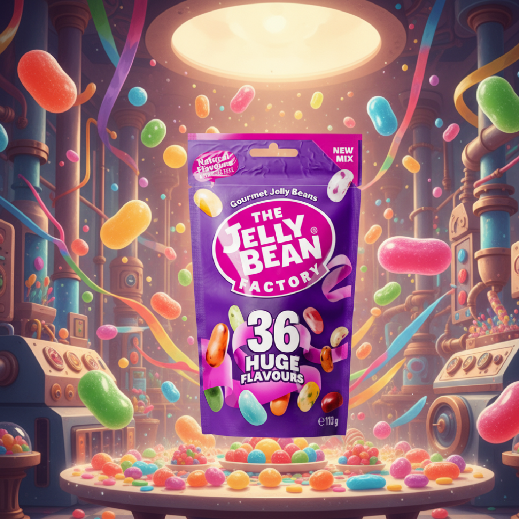 The Jelly Bean Factory – 36 Színes Ízű Cukorkák 113g