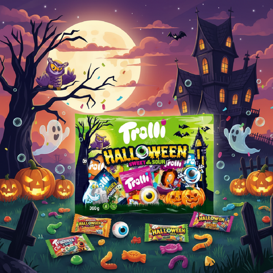 Trolli Halloween Sweet & Sour sweets mix Édes-savanyú csomag 360g