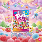 Trolli Kiss Minis 150 g – Habos Gyümölcsös Mini Gumicukor Mix