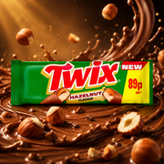 Twix Hazelnut 46g – Karamell-Keksriegel mit Haselnussgeschmack