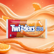 Twizzlers Filled Twists Orange Cream Pop 311 g – Orangen-Sahne-Bonbon-Twists