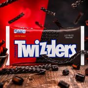 Twizzlers csokoladé ízű puha rágós cukorkarúd 454 g – Chocolate Flavour Liquorice Twists