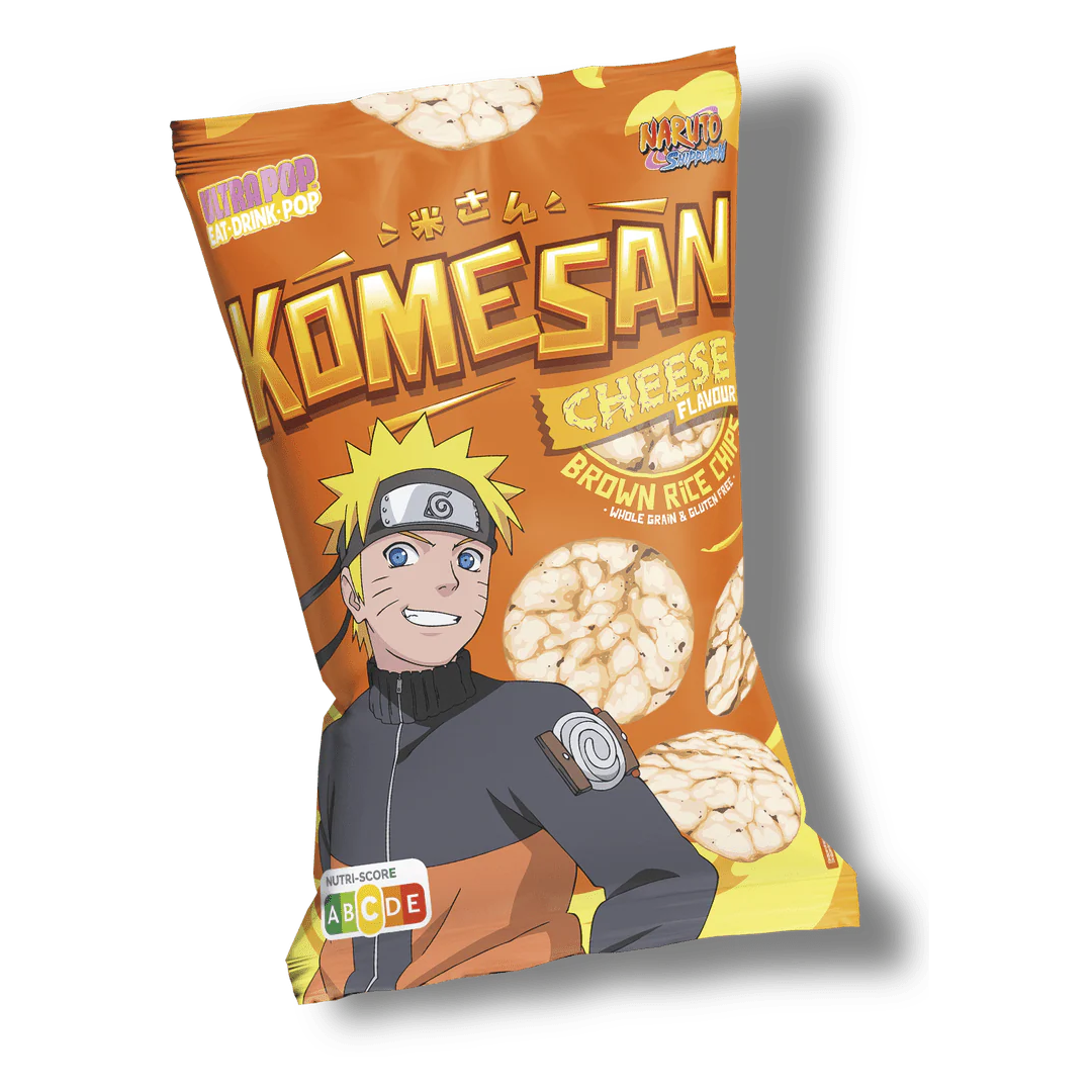 UltraPop Komesan – Sajtos Rizschips Naruto Edition 60g (Naruto)