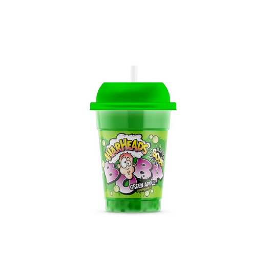 Warheads Boba – Savanyú Zöld Alma ital (400 ml)