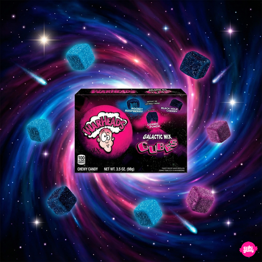 Warheads Cubes Galactic – Extra Savanyú Űrkocka Gumicukor 99g