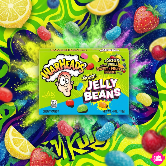 warheads jelly beans savanyú jelly beans gumicukor