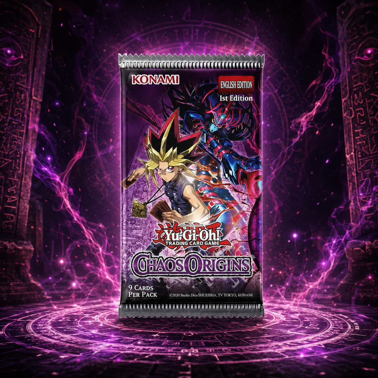 Yu-Gi-Oh! Chaos Origins Booster Pack – Eredeti Angol Nyelvű (9 Kártya)