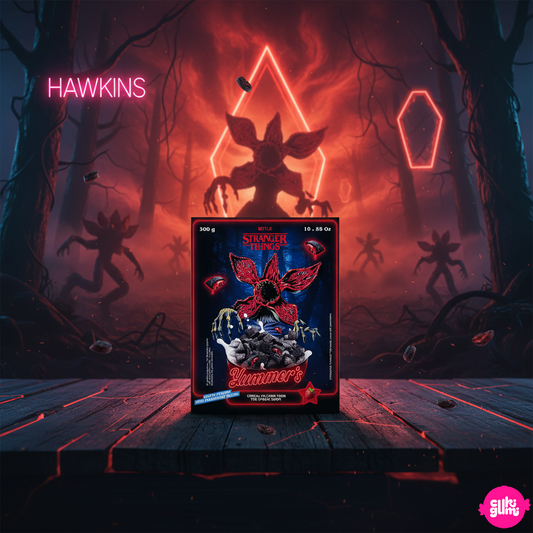 YUMMERS - Stranger Things Csokoládés - Epres Gabonapehely 300g