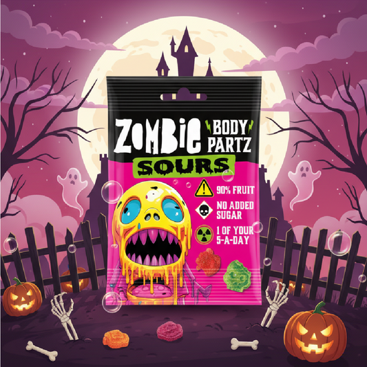 Zombie Bodie Partz Sours Gumicukor 35g