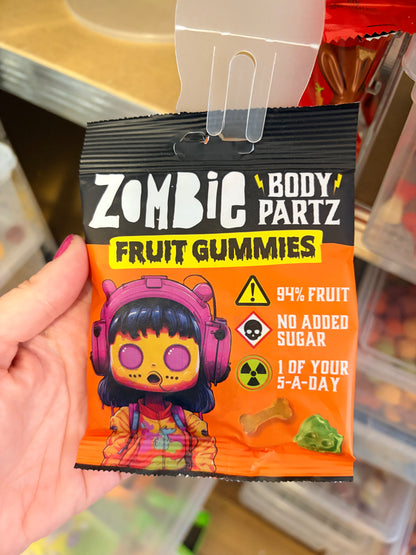 Zombie Body Partz Fruit Gumicukor 35g