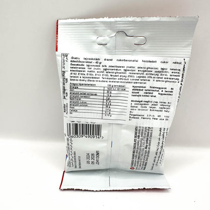 Diablo Cukorbevonatos tejcsokoládés drazsé 40g