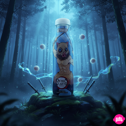 Ultrapop – Demon Slayer – Inosuke licsi ízű gyümölcsös üdítő 330ml