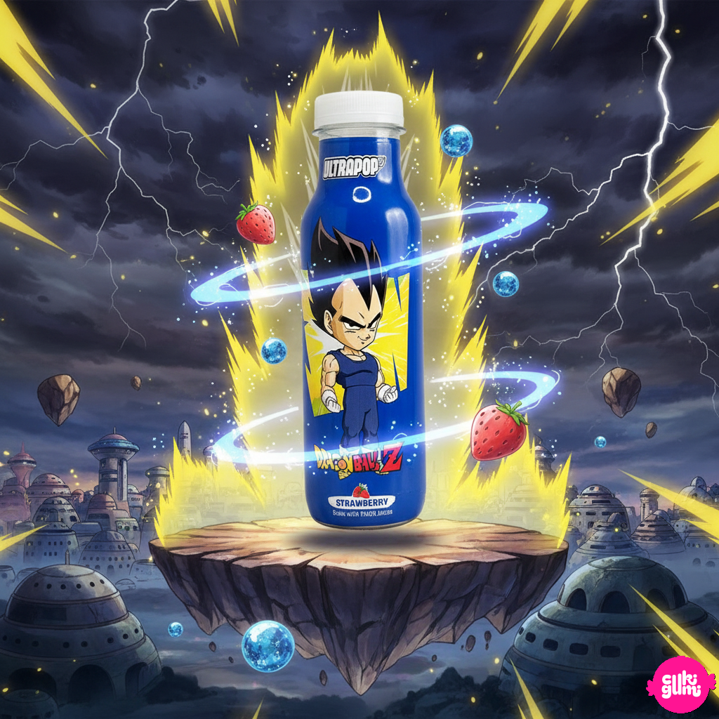 Ultrapop – Dragon Ball Z – Vegeta – Epres üdítőital 330 ml