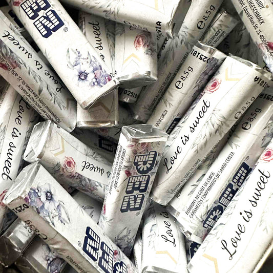 PEZ Esküvői “Love is sweet” Cukorka 8,5g