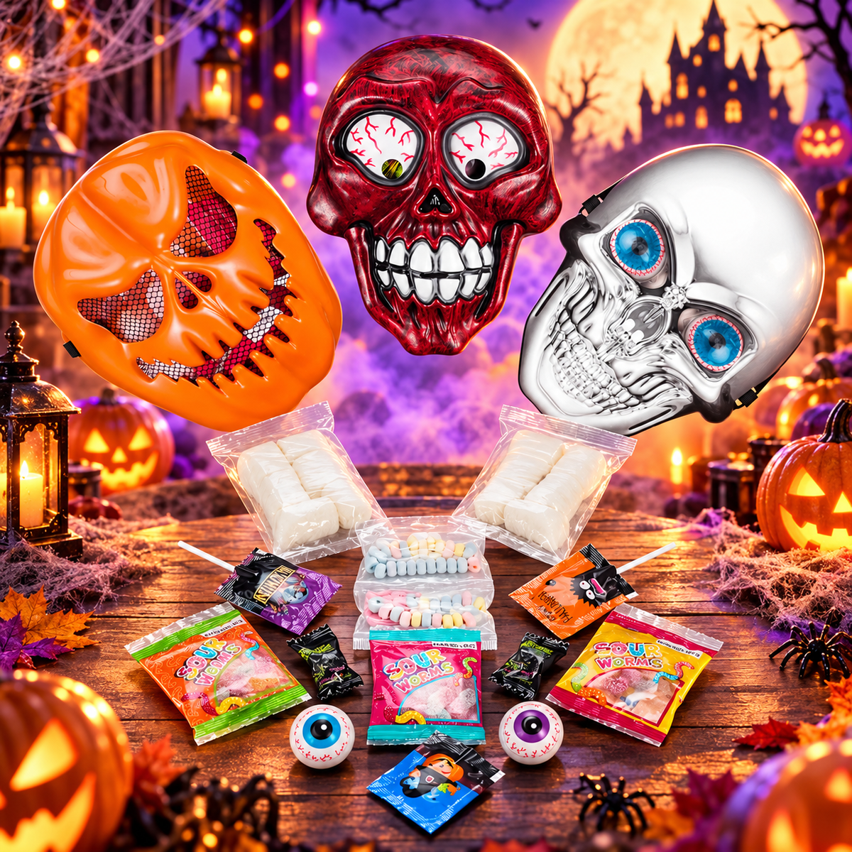 BIP Whoopsie Candy Mask – Halloween édességválogatás maszkkal 175 g
