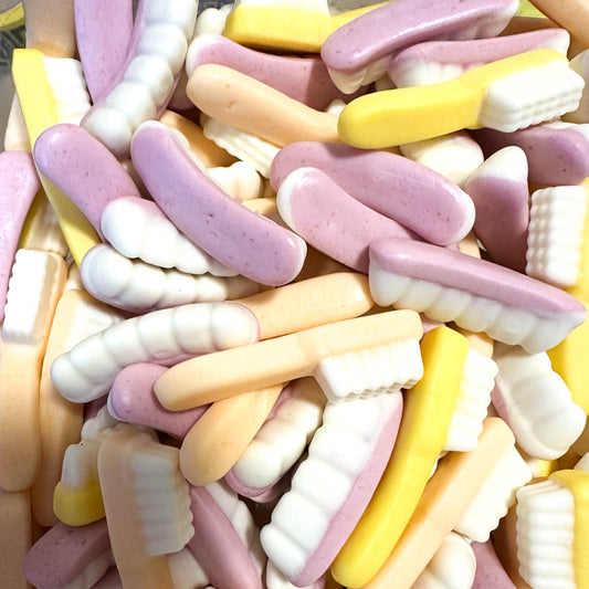 Fogacskák és Fogkefe Gumicukor 100g