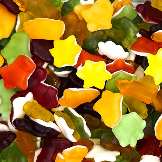 Boldog Karácsonyt! – Ünnepi Gyümölcsös Gumicukor Mix 100g