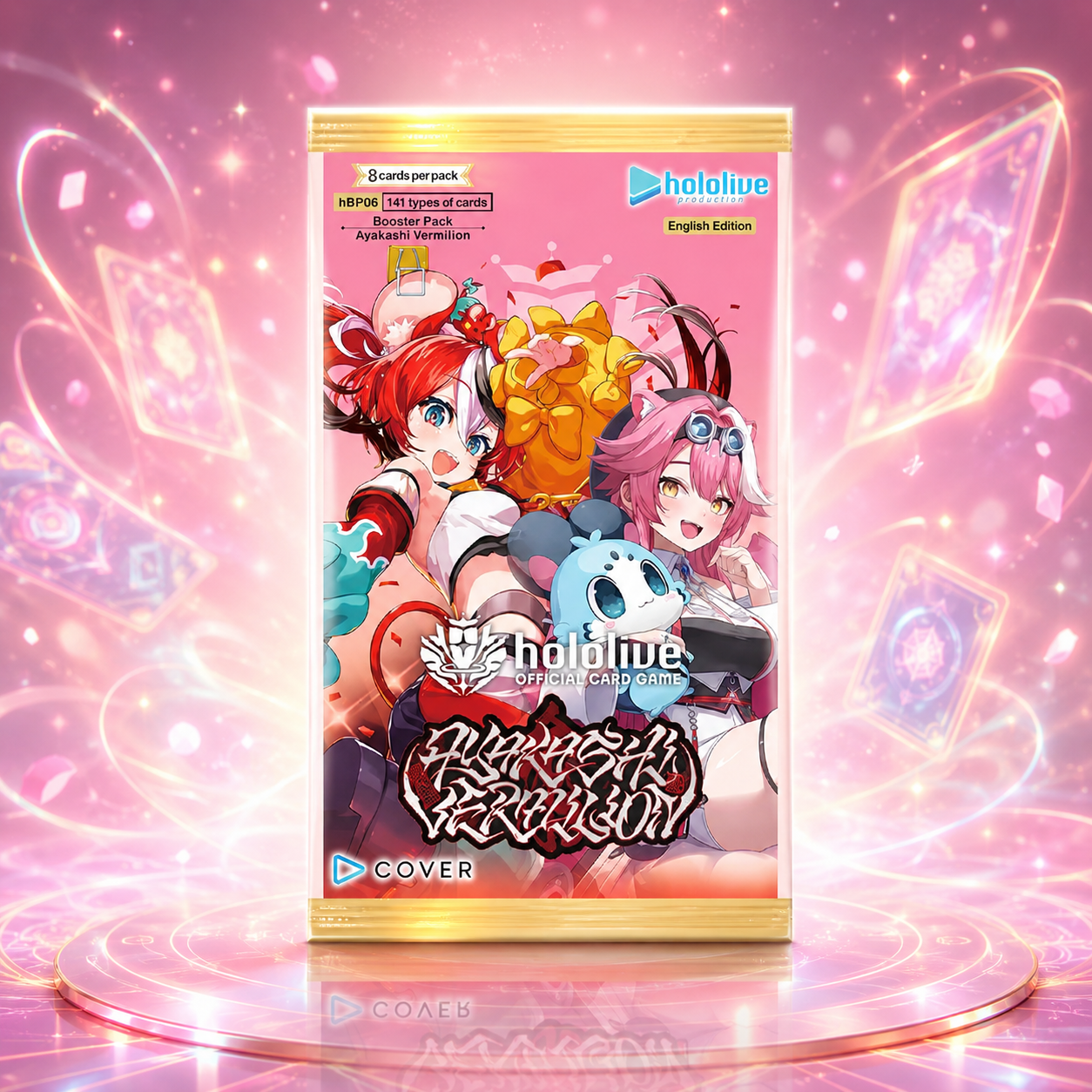 hololive OFFICIAL CARD GAME: Ayakashi Vermilion Booster Pack (8 lapos)