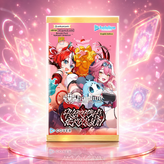 hololive OFFICIAL CARD GAME: Ayakashi Vermilion Booster Pack (8 lapos)