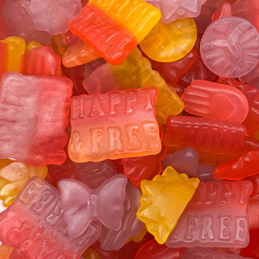 Gyümölcsös Jóga Mix – Vegán Gumicukor 100g