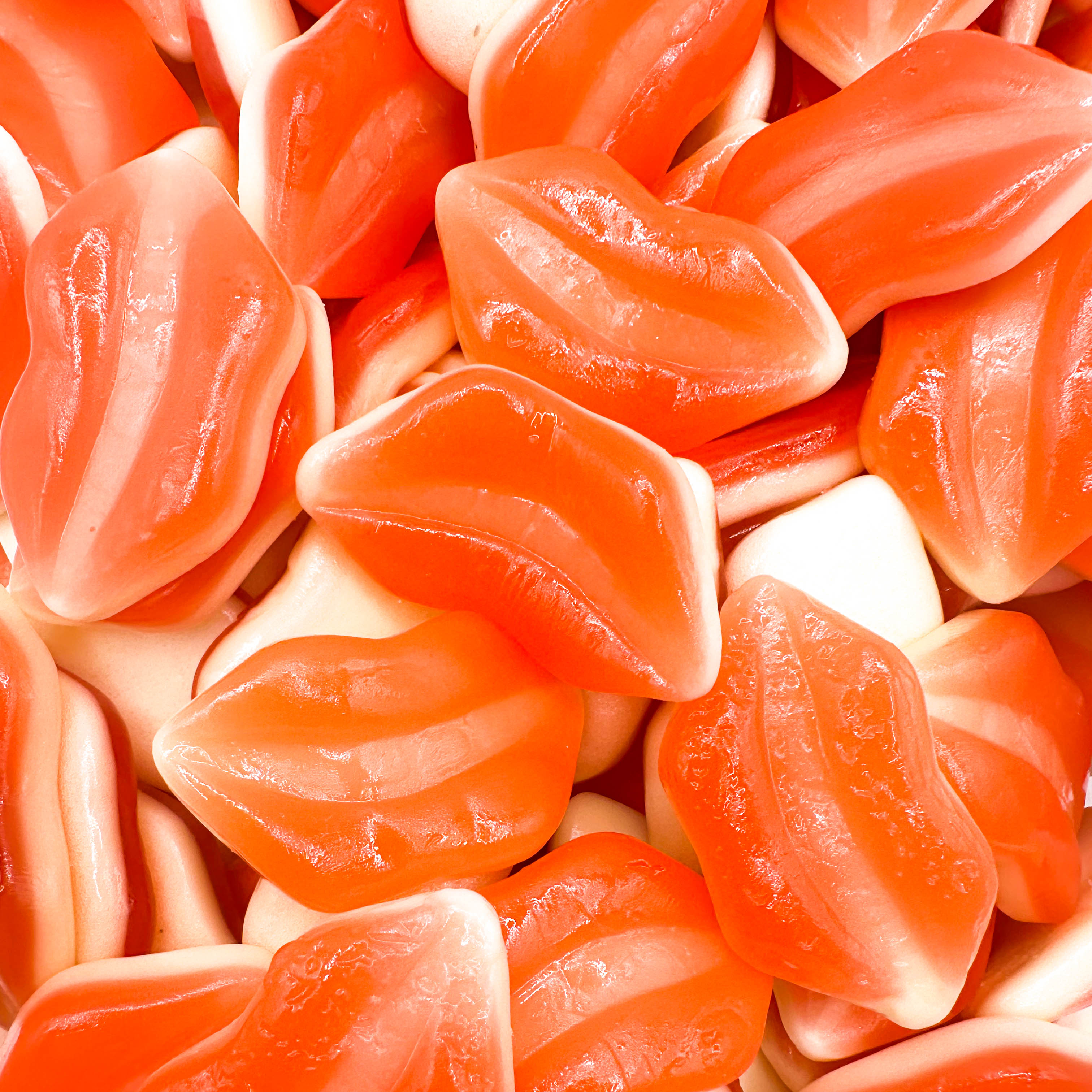 White-Red Lips Gummy Sugar 100g