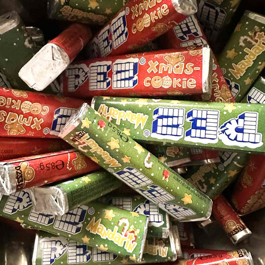 PEZ Karácsonyi Mandarin / Keksz ízű Cukorka 8,5g