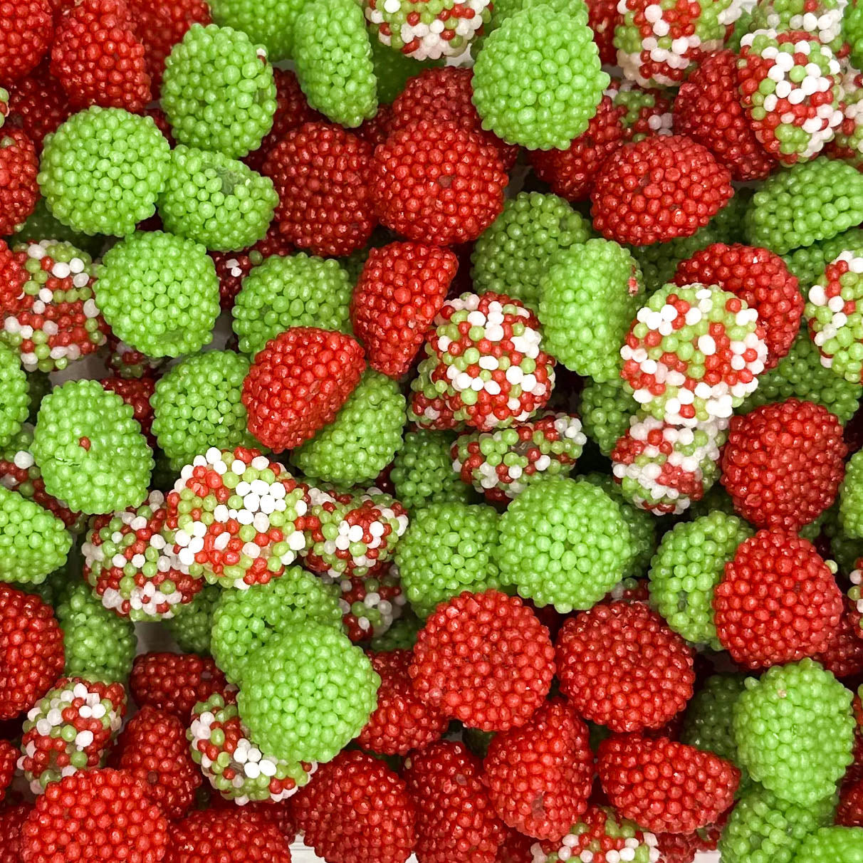Karácsonyi Szivárványos Gyöngygolyók – Ropogós Gumicukor