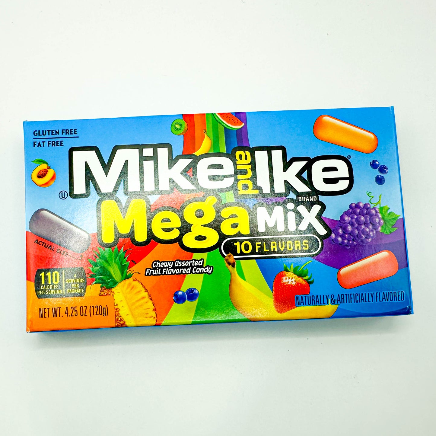 Mike and Ike Mega Mix Gyümölcsös Cukorka 120g