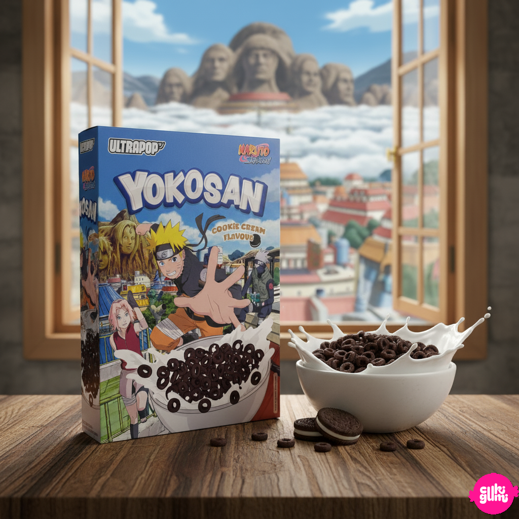 Ultrapop – Yokosan – Naruto – Kakaós gabonakarikák 350g