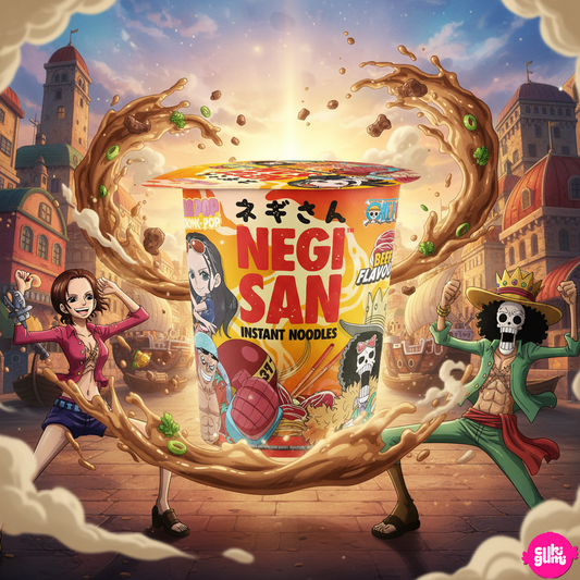 UltraPop Negisan – Spicy Beef Instant Tészta 65g (One Piece – Robin & Franky Edition)