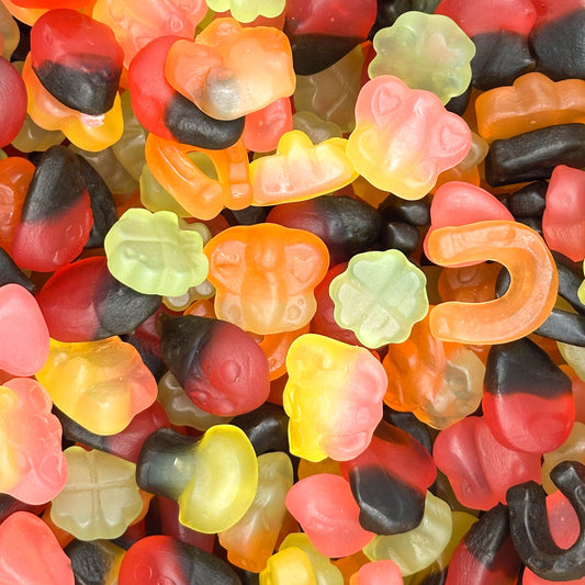 Boldogság Mix – Gyümölcsös és Édesgyökeres Gumicukor 100g