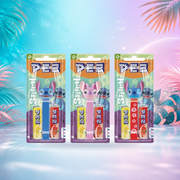 PEZ Lilo & Stitch 17 g – Gyümölcsízű Cukorka Adagolóval, Véletlenszerű Figurával