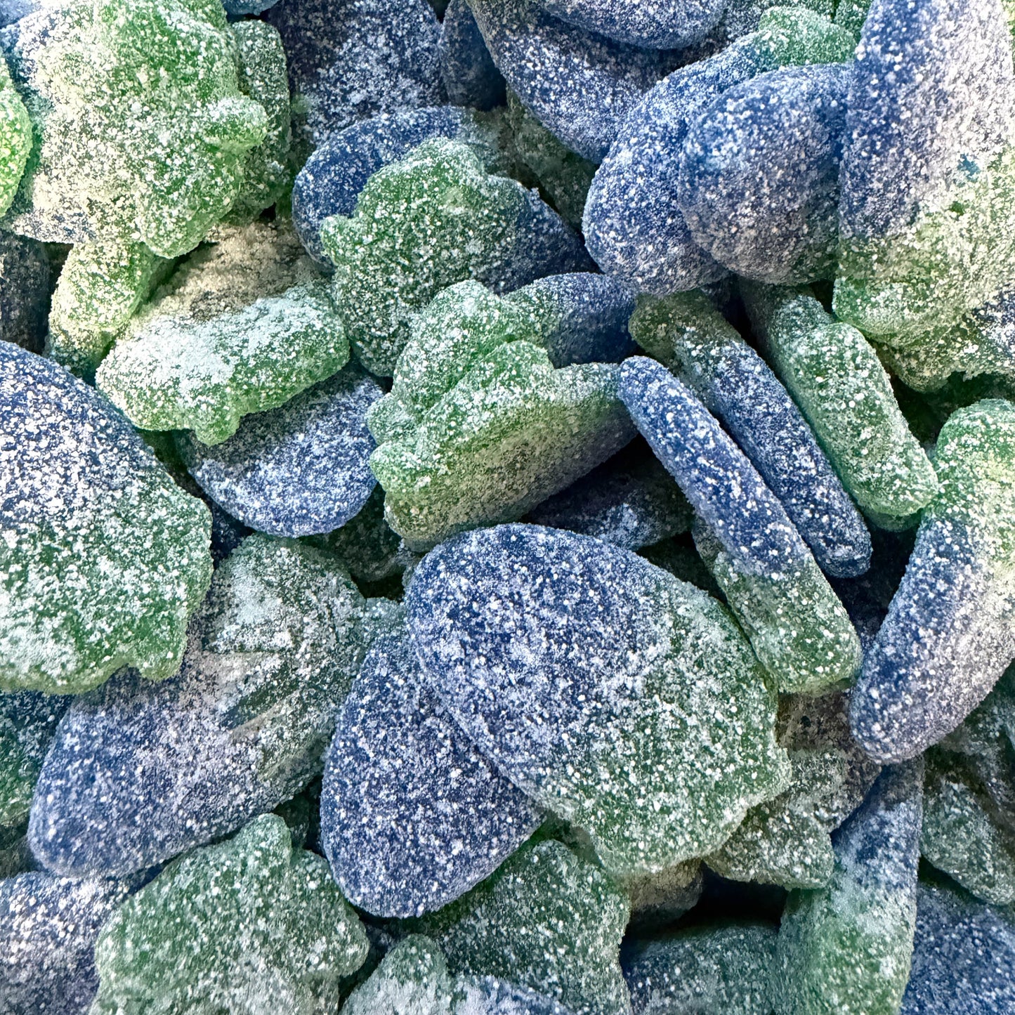 Kék Málnás Savanyú Gumicukor 100g