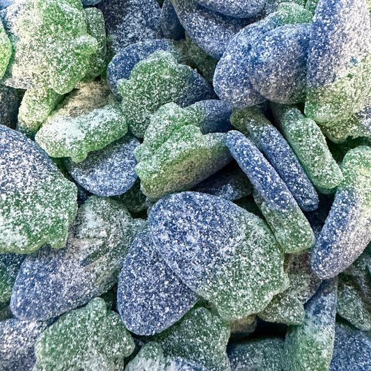 Kék Málnás Savanyú Gumicukor 100g