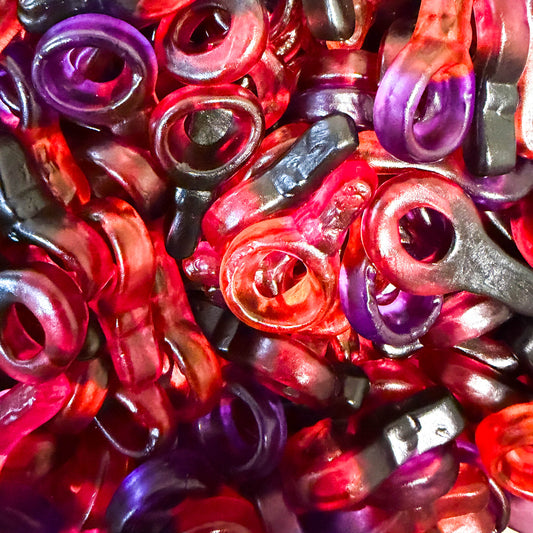 Gyümölcsös cumi alakú gumicukor 100g