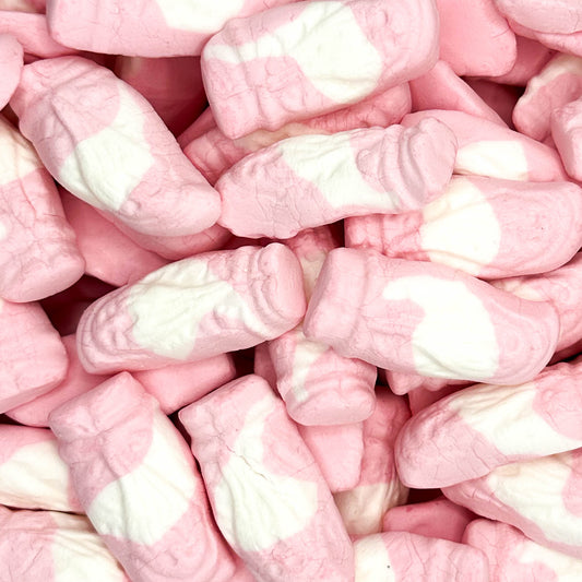 Karácsonyi Habfigurák – Epres Pillecukor Mikulások 100g