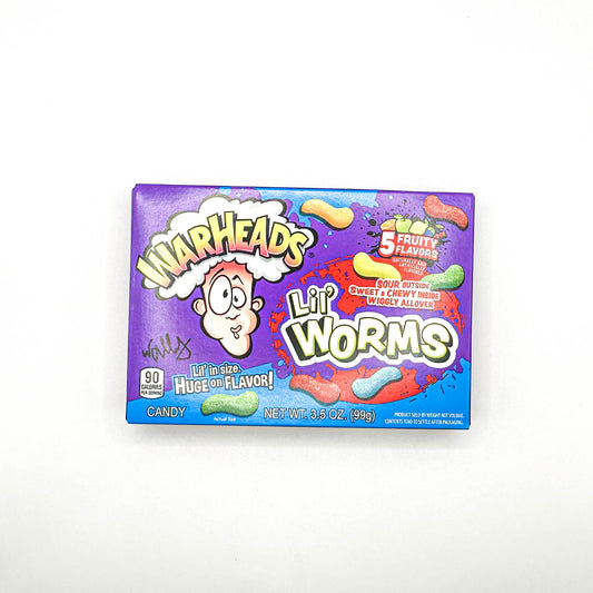 Warheads Kukac Formájú Savanyú Gumicukor 99g